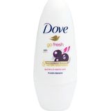Dove Go Fresh Açaí Berry & Waterlily Anti-Transpirant Deodorant Roller - 6 x 50 ml  - Voordeelverpakking