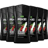 Axe Africa 3-in-1 Douchegel - 6 x 250 ml - Voordeelverpakking