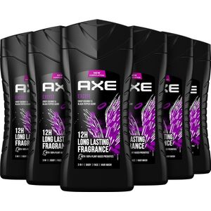AXE 3-in-1 Douchegel - Excite - met de frisse geur van verse kokosnoot en zwarte peper - 6 x 250 ml
