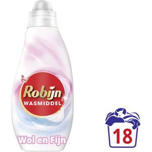 Robijn Specials Wol & Fijn Vloeibaar Wasmiddel, voor wol, zijde en fijne was, ook geschikt voor de handwas - 18 wasbeurten