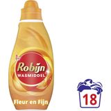 Robijn - Fleur & Fijn - Vloeibaar Wasmiddel - 90% Biologisch Afbreekbaar - 100% Gerecycled Plastic