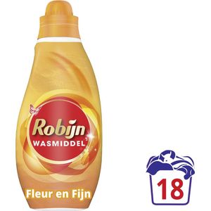 Robijn Vloeibaar Wasmiddel Fleur en Fijn 18 Wasbeurten 720 ml