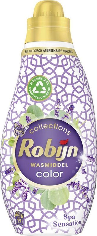 Robijn - Klein & Krachtig - Vloeibaar Wasmiddel - Color Spa Sensation - 19 Wasbeurten