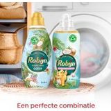 Robijn - Klein & Krachtig - Vloeibaar Wasmiddel - Kokos - 1000 ml
