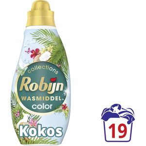 Robijn - Klein & Krachtig - Vloeibaar Wasmiddel - Kokos - 1000 ml
