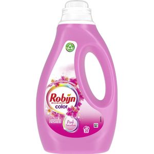 Robijn - Color Pink Sensation - Vloeibaar Wasmiddel - 20 Wasbeurten - 90% Biologisch Afbreekbaar