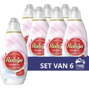 Robijn Specials vloeibaar wasmiddel Wol & Fijn - 6 x 18 wasbeurten - 108 wasbeurten