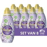 Robijn Klein & Krachtig Collections Color Spa Sensation Vloeibaar Wasmiddel - 8 x 19 wasbeurten - Voordeelverpakking