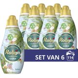 Robijn Klein & Krachtig Collections Color Kokos Vloeibaar Wasmiddel - 6 x 19 wasbeurten - Voordeelverpakking