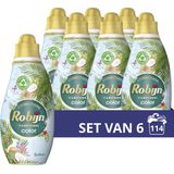 Robijn Klein & Krachtig vloeibaar wasmiddel Kokos Sensation 665 ml (6 flessen - 114 wasbeurten)