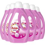 Robijn - Vloeibaar Wasmiddel - Color Pink Sensation - 6 x 20 Wasbeurten
