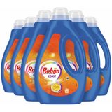 Robijn - Vloeibaar Wasmiddel - Color - 6 x 20 Wasbeurten - 120 Wasbeurten
