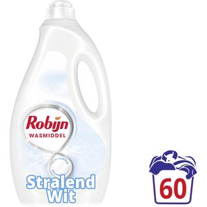 Robijn Stralend Wit wasmiddel vloeibaar 3 liter (60 wasbeurten)