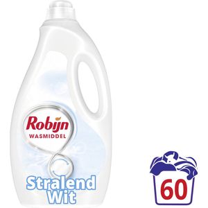 Robijn - Vloeibaar Wasmiddel - Stralend Wit - 3 Liter - 60 Wasbeurten