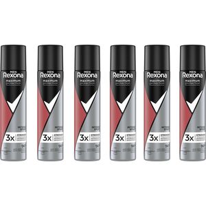 Rexona® - Deodorant Man - Spray - Men Maximum Protection Intense Sport Anti-transpirant Spray - 6 x 100 ml - Voordeelverpakking
