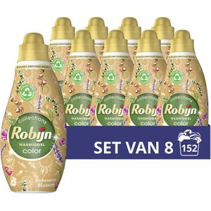 Robijn Klein & Krachtig Collections vloeibaar wasmiddel Color Bohemian Blossom - 8 x 19 wasbeurten - 152 wasbeurten