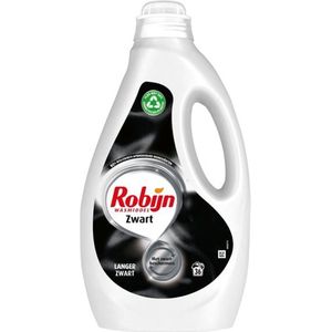 Robijn - Black Velvet - Vloeibaar Wasmiddel - 1800 ml - Zwart - 36 Wasbeurten