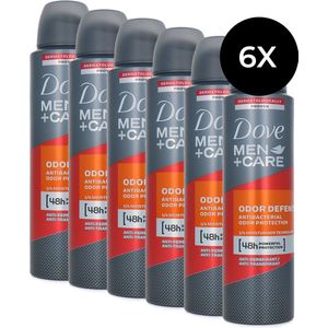 Dove Men + Care Odor Defence Deodorant Spray - 6x150 ml