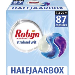 Robijn Classics Stralend Wit​ Wascapsules - 3 x 29 wasbeurten - Voordeelverpakking