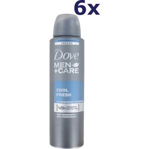 6x Dove Deospray Men - Care Cool Fresh 150 ml