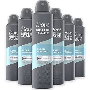6x Dove Deospray Men - Care Clean Comfort 250 ml