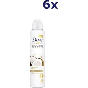 6x Dove Deospray – Restoring Ritual Coconut & Jasmine 150 ml