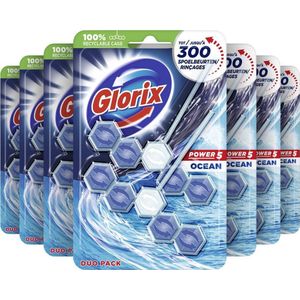 Glorix Power 5 WC Blokjes - Ocean - 14 stuks - Voordeelverpakking