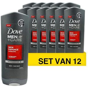 Dove Men+ Care Shower Gel Skin Defence (12 flessen van 250 ml)