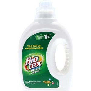 Biotex Handwas & Inweek Vloeibaar Wasmiddel – 10x 750 ml – Veilig voor Kleuren – Zonder Bleek - Voordeelverpakking