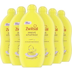 6x Zwitsal Zeepvrij Schuimbad 700 ml