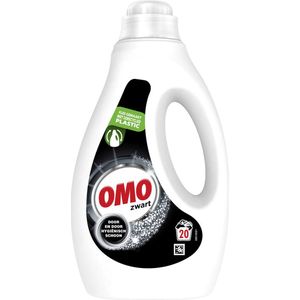 6x OMO Vloeibaar Wasmiddel Zwart 20 Wasbeurten 1 liter