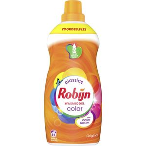 Robijn - Klein & Krachtig - Vloeibaar Wasmiddel - Color - 1190 ml