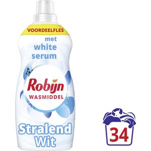 Robijn Klein & Krachtig vloeibaar wasmiddel Stralend Wit 1190 ml (34 wasbeurten)