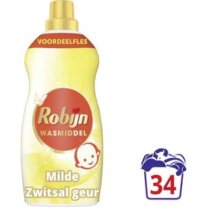 Robijn Klein & Krachtig vloeibaar wasmiddel Color Zwitsal 1,19 liter (34 wasbeurten)