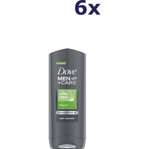 6x Dove Douchegel Men Care Extra Fresh 400 ml