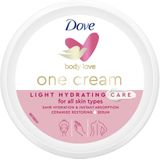 Dove Body Love Lichte Crème voor Lichaam en Gezicht 250 ml