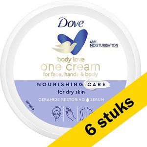 6x Dove Body Cream Nourishing Care 250 ml