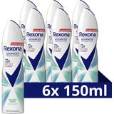 Rexona Women Advanced Protection Anti-Transpirant Spray - Shower Fresh - met Body Heat Activated Technologie - 6 x 150 ml