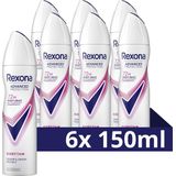 Rexona Advanced Protection Anti-Transpirant Spray - Biorythm - met Body Heat Activated Technologie - 6 x 150 ml