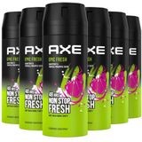 AXE Epic Fresh Deodorant Bodyspray - 6 x 150 ml - Voordeelverpakking