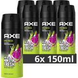 AXE Epic Fresh Deodorant Bodyspray - 6 x 150 ml - Voordeelverpakking