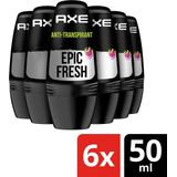 Axe Epic Fresh Deodorant Roller - 6 x 50 ml - Voordeelverpakking