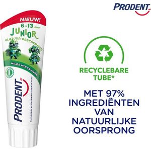 Prodent Junior 6+ Tandpasta - Glazuur Beschermer - tandverzorging met fluoride remineralisatie-technologie 75 ml