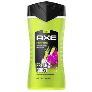 Axe 3-in-1 douchegel & shampoo Epic Fresh voor langdurige frisheid en geur, dermatologisch getest, 250 ml, 1 stuk