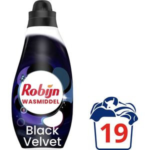Robijn Klein & Krachtig Vloeibaar Wasmiddel Black Velvet 665 ml (19 wasbeurten)