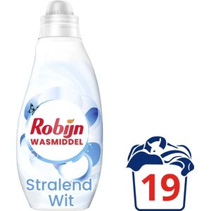Robijn Klein & Krachtig Stralend Wit vloeibaar wasmiddel | 665 ml | 19 wasbeurten