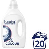 Neutral - Kleur - Vloeibaar Wasmiddel - 1 Liter - 20 Wasbeurten