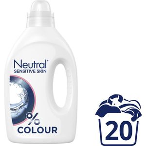 Neutral - Kleur - Vloeibaar Wasmiddel - 1 Liter - 20 Wasbeurten