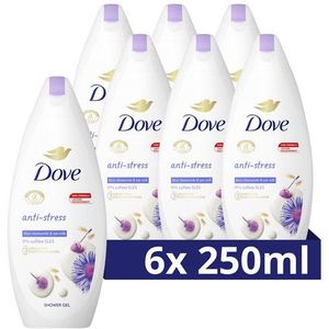 Dove Douchegel - Anti-Stress - Voordeelverpakking 6 x 250 ml