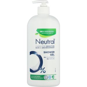 Neutral - Milde Showergel - 0% Parfum - 0% Kleurstoffen - 900 ml